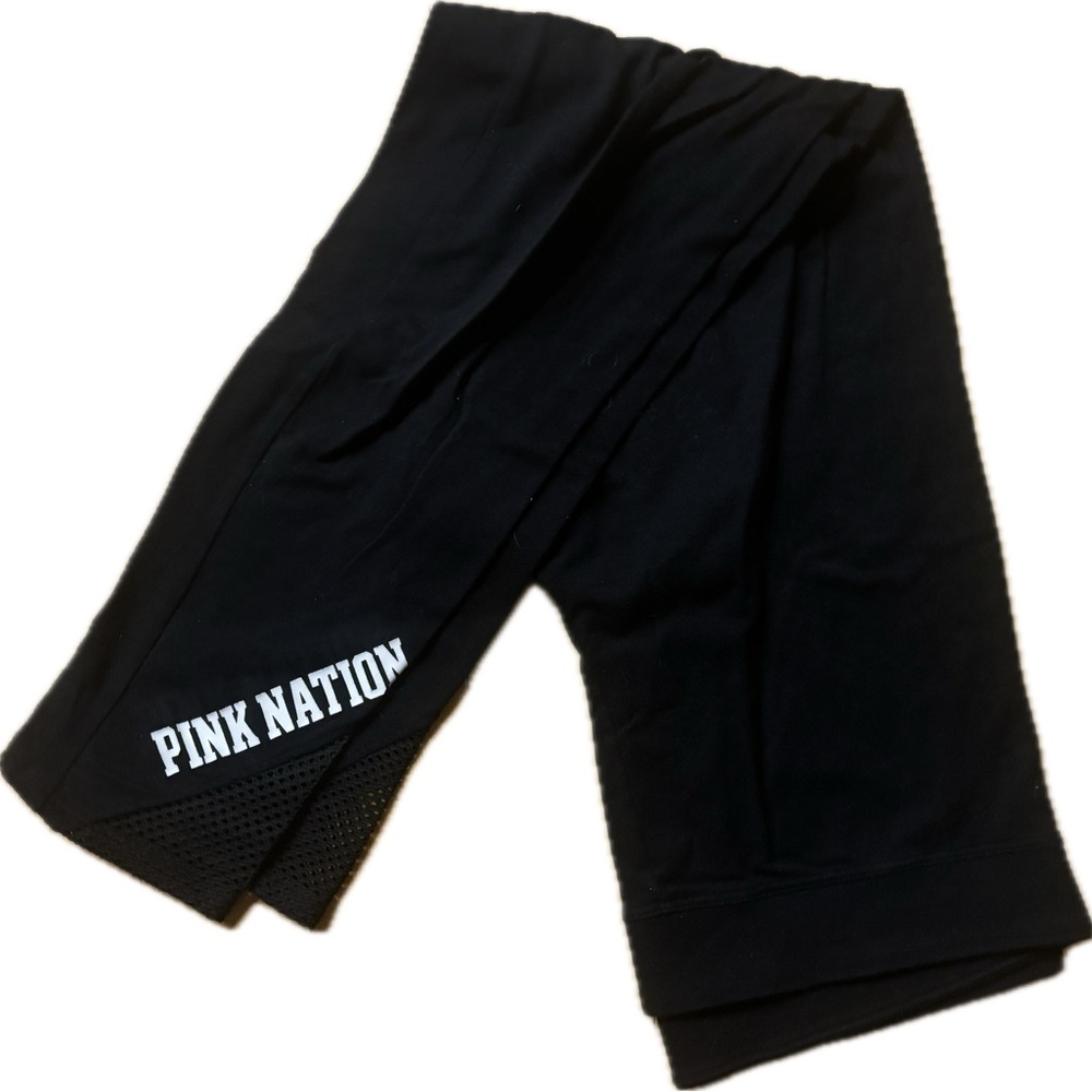 PINK Nation Black Yoga  Leggings size Large